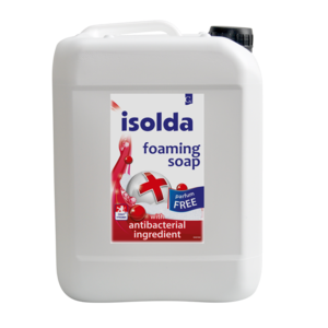 ISOLDA pěnové mýdlo s antibakteriální přísadou bez parfémů 5 l