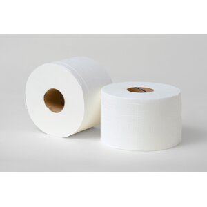 Toaletní papír SO, 2vrstvá celulóza,190 m, 6 rolí/bal