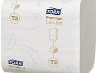 Na obrázku jsou vidět ubrousky TORK Premium 