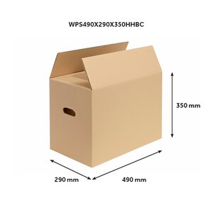 Klopová krabice 490 x 290 x 350 mm s odnosným uchem, 5VVL