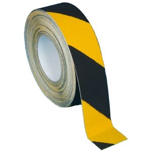 Protiskluzová páska žluto-černá 50 mm / 18 m / na schody