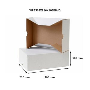 Dvoudílná krabice A4 - dno