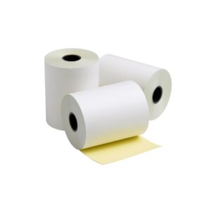 Papírové kotoučky 76/60/17 52+48 g 1+1 bílá/žlutá
