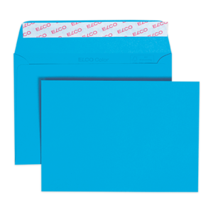 Poštovní obálka Elco Color C6/5 modrá - bez okna, balení á 25 ks